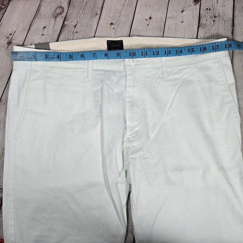 J. Crew 484 Slim-fit stretch chino pant in White 34/34‎ AR885 NWT